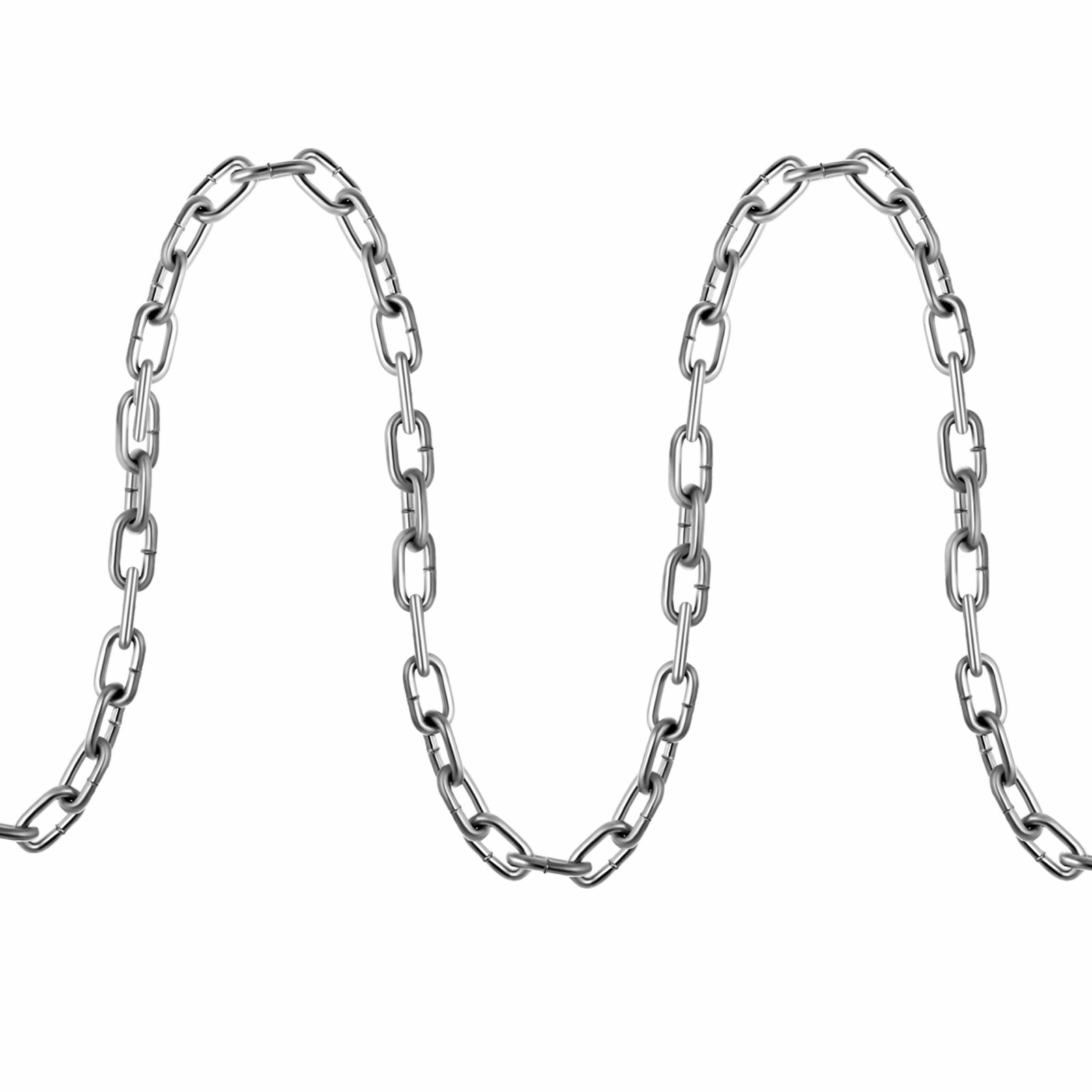 VEVOR Zinc Plated Proof Coil Chain G30 3/16"x100FT Chain Sling Towing Pulling