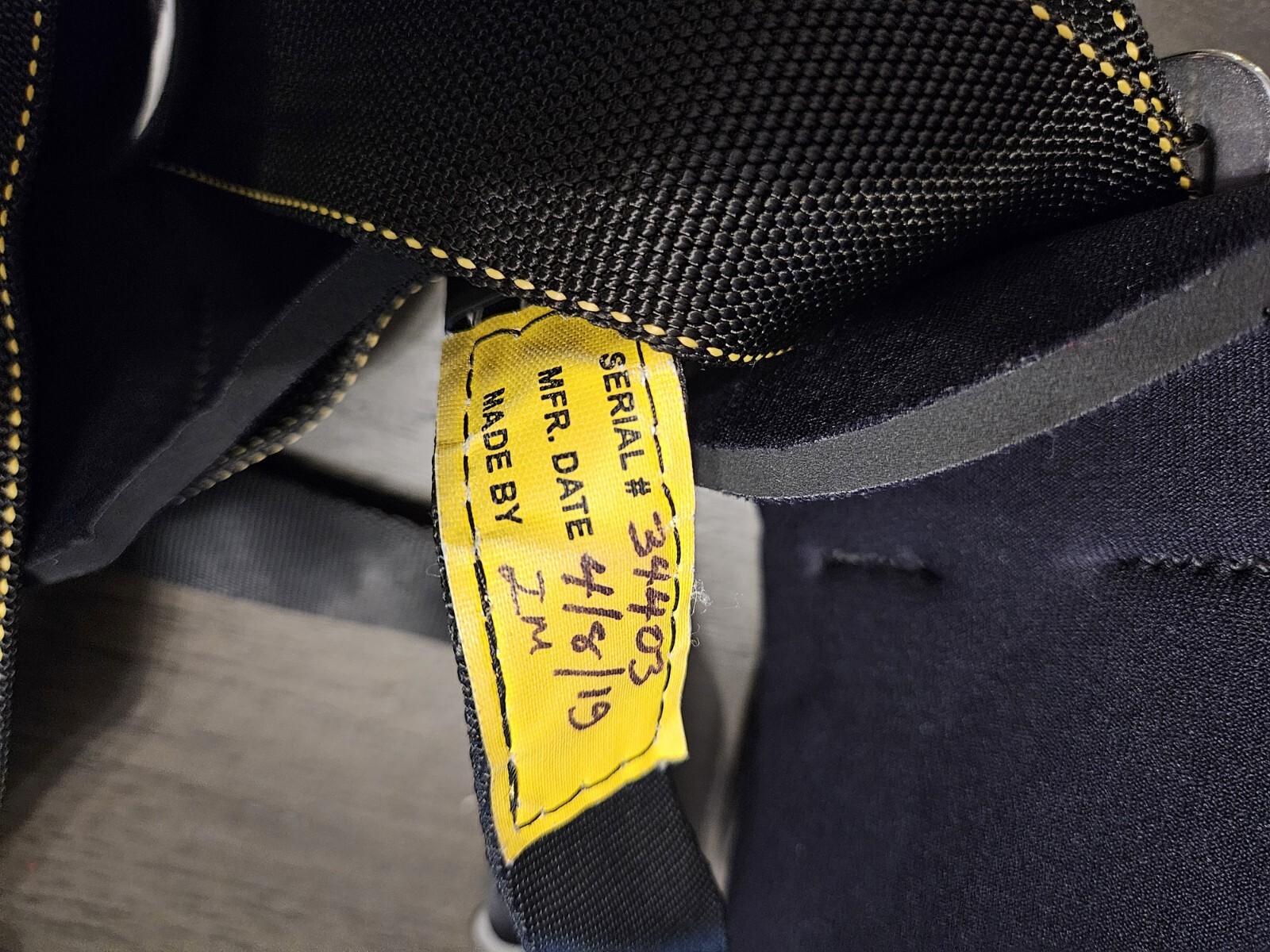 Climbing Sutra Stunt Bungee Harness Serial # 34403 Size Medium