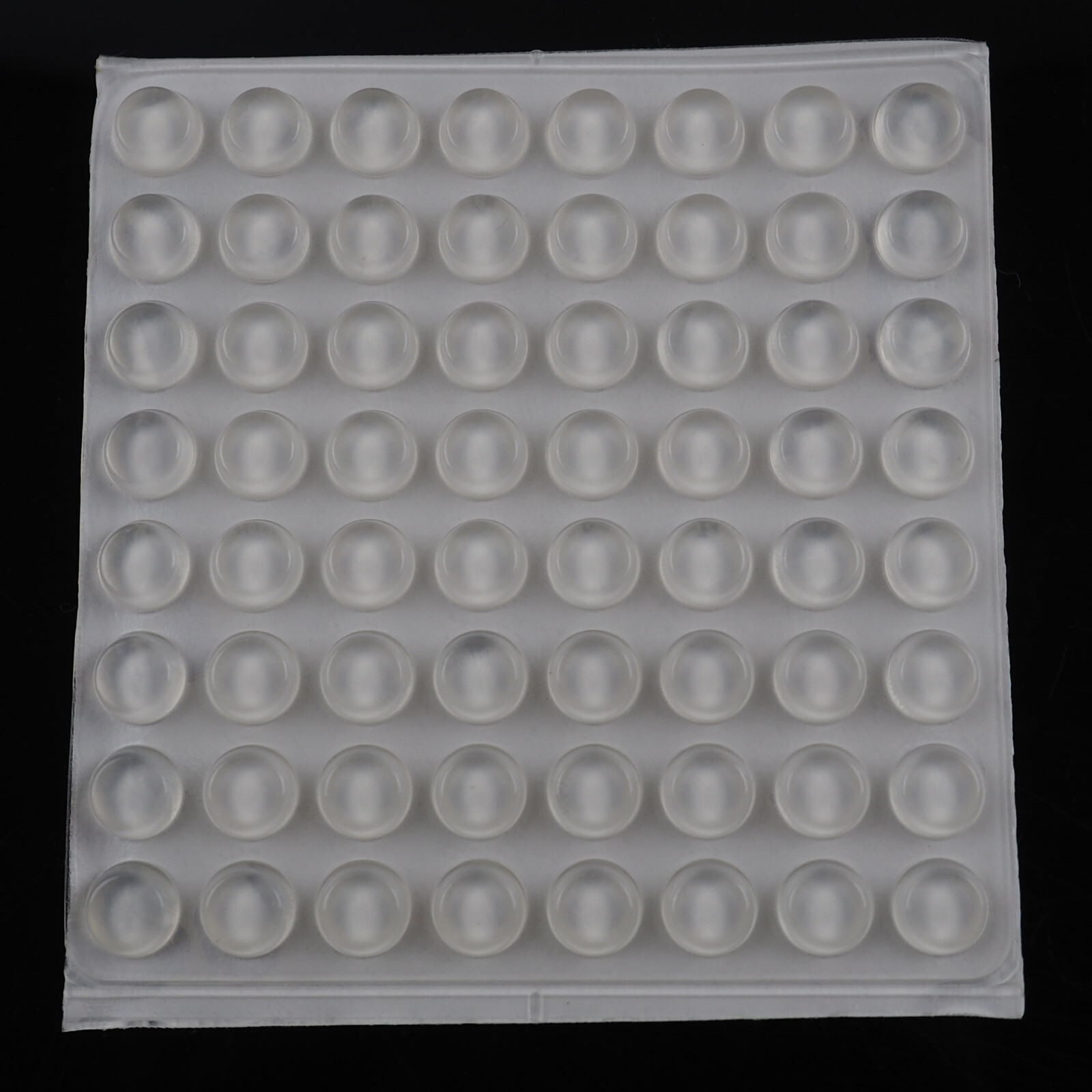 64PCS Clear Cabinet Door Circular Drawer Cylindrical Cylinder Flat Feet Bumpers