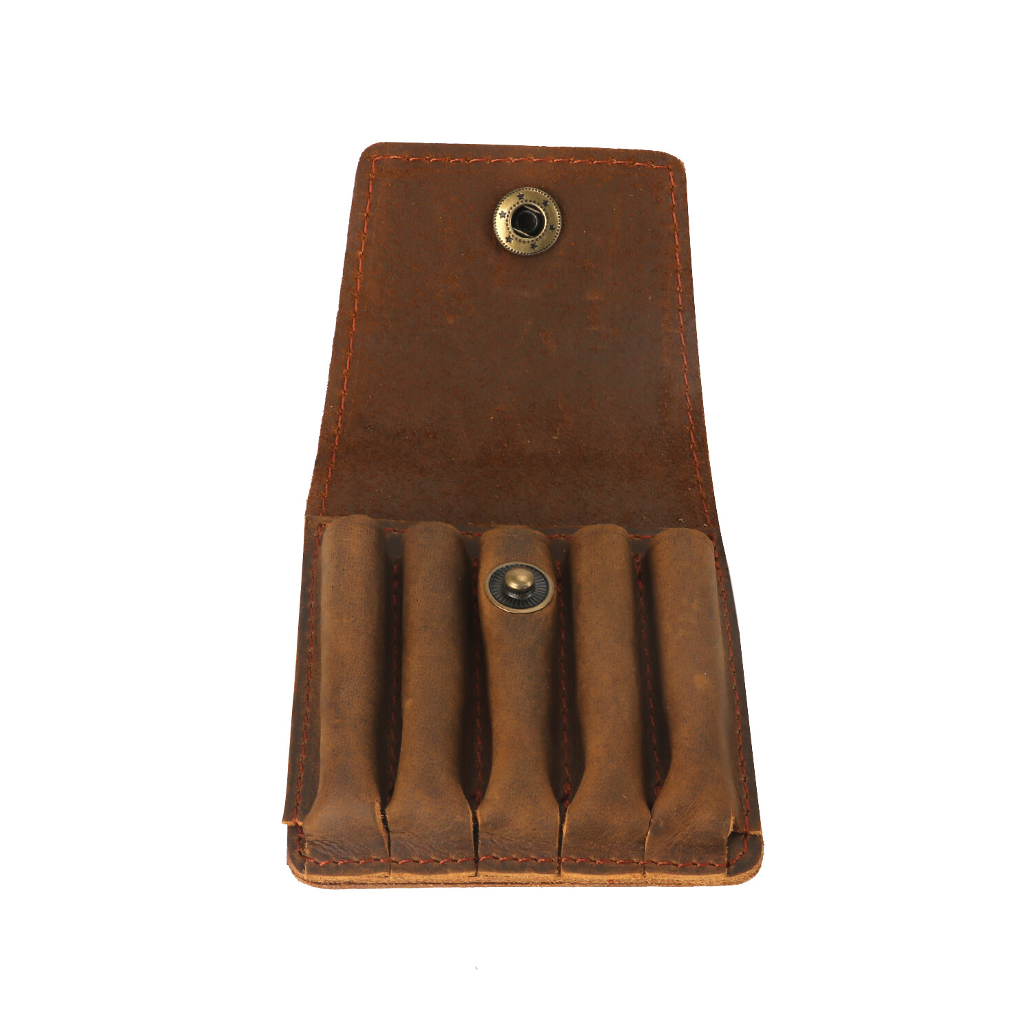 TOURBON Leather Rifle Bullets Ammo Belt Holder Pouch Cartridge Shell Wallet US