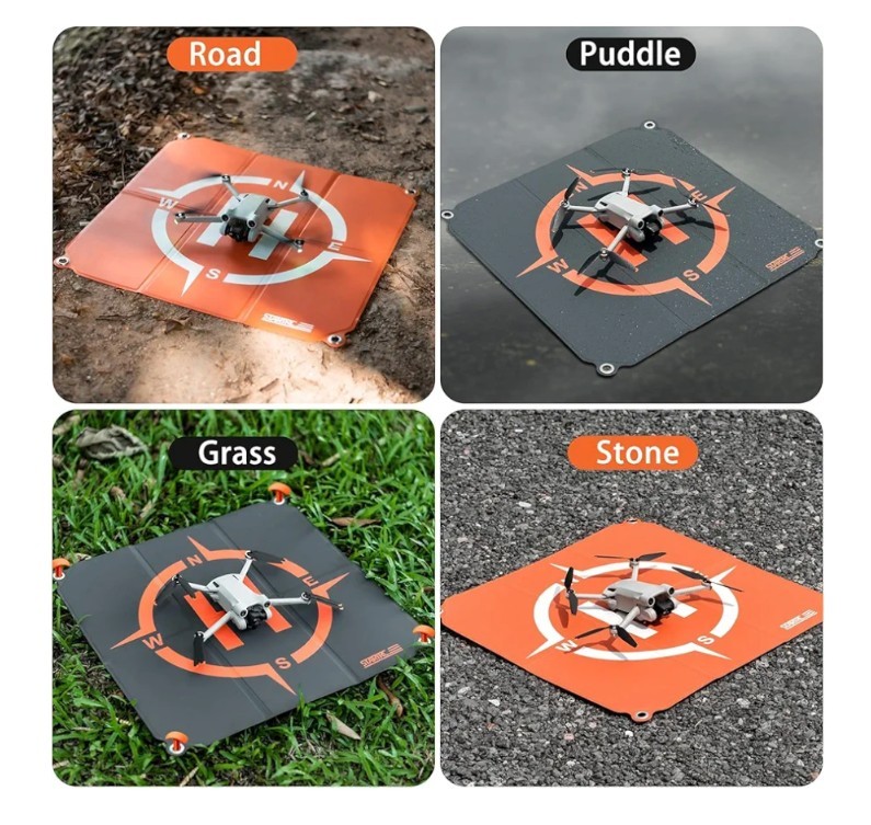 Drone Landing Pad Foldable (2X3 Fast-Fold),(22In/55Cm) Double-Sided Waterproof