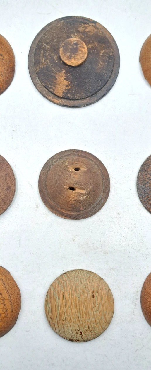 Antique Wooden Decorative Rosette Furnisher Wall Decorations Old Vintage Lot