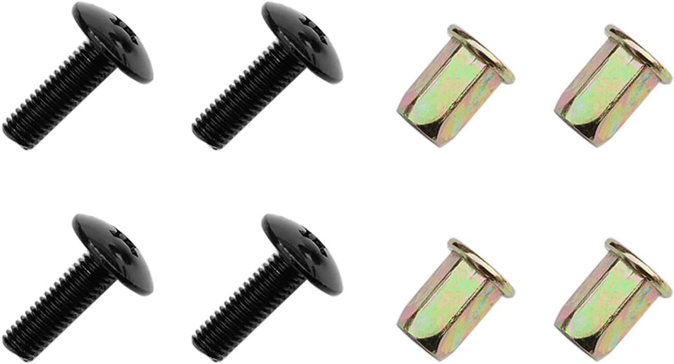 4PCS Tailgate Cover Cap Screw Bolts Compatible with 2007-2014 Sierra Silverad...