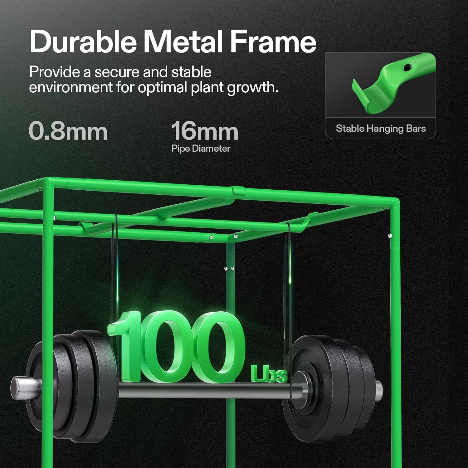 VIVOSUN 3X3FT Grow Tent Combo & VS1000 LED Grow Light & 4" Inline Duct Fan