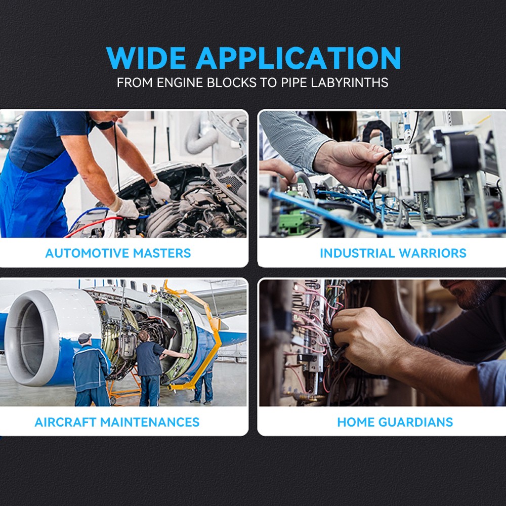 SALE! 4-Way 720° Articulating Borescope Industrial Endoscope Inspection Camera