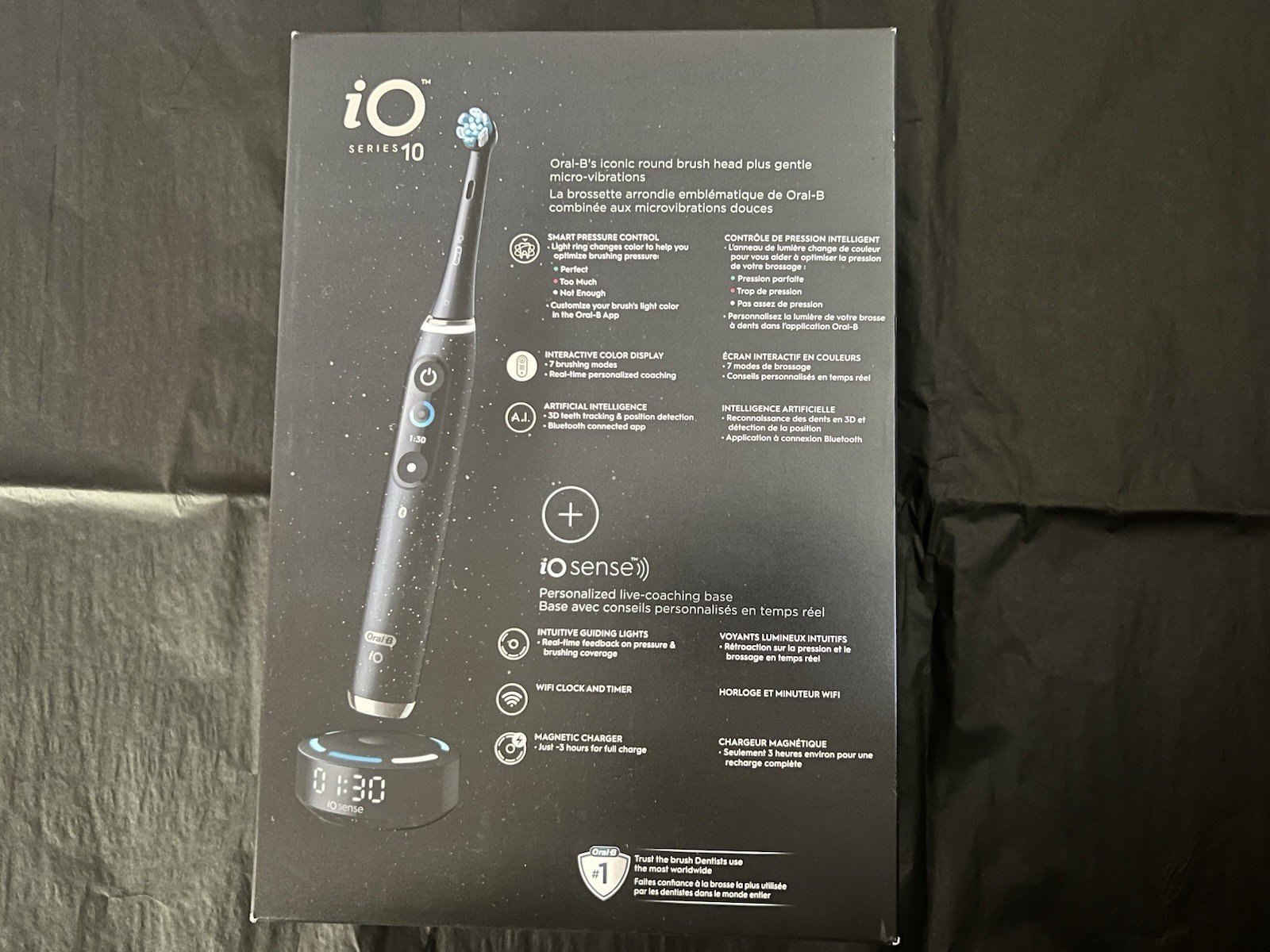 Oral-B iO Series 10 Electric Toothbrush - COSMIC Black ***BRAND NEW***