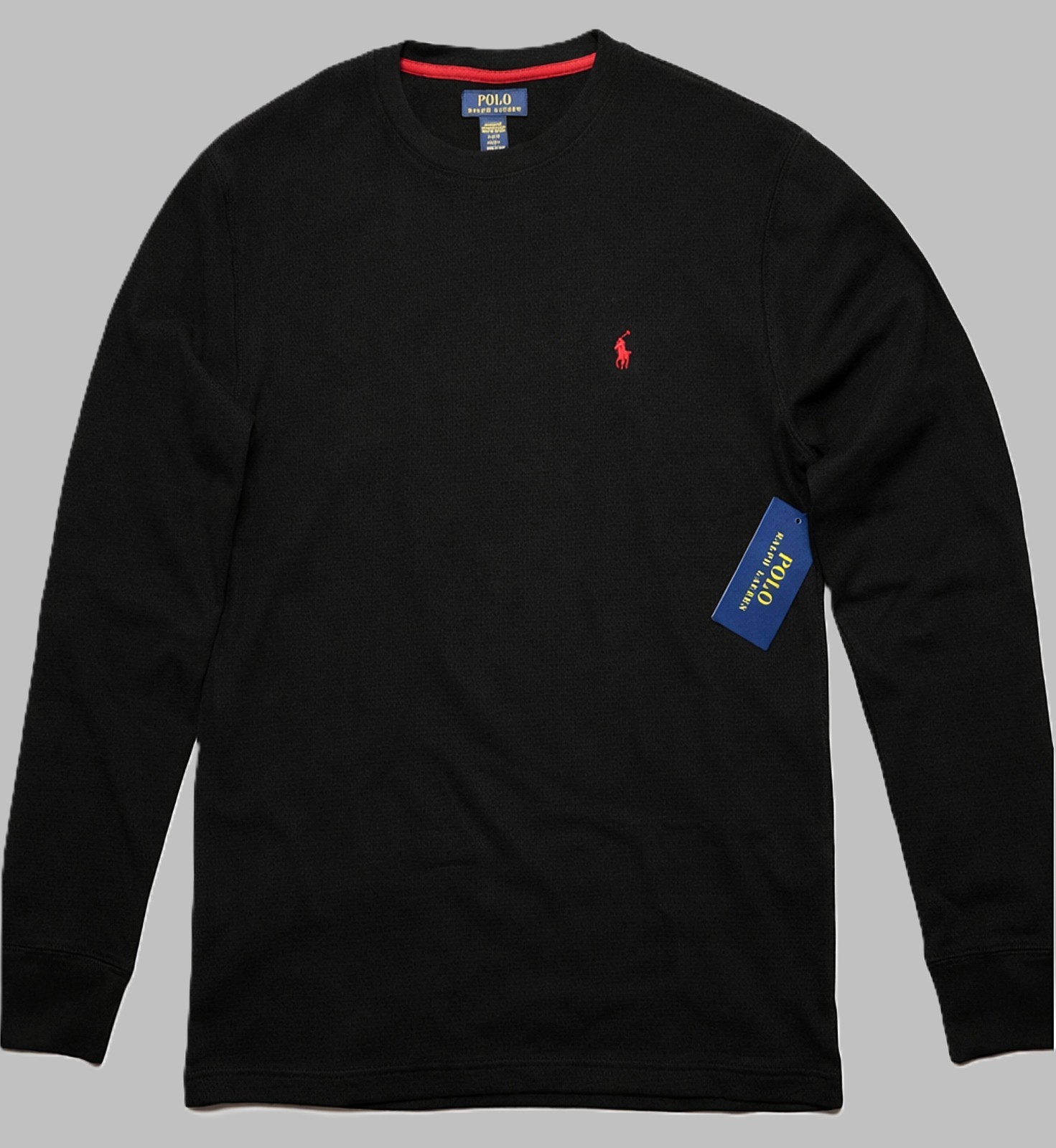 NWT - POLO RALPH LAUREN Mens Waffle Knit Thermal Long Sleeve Shirts : S - XXL