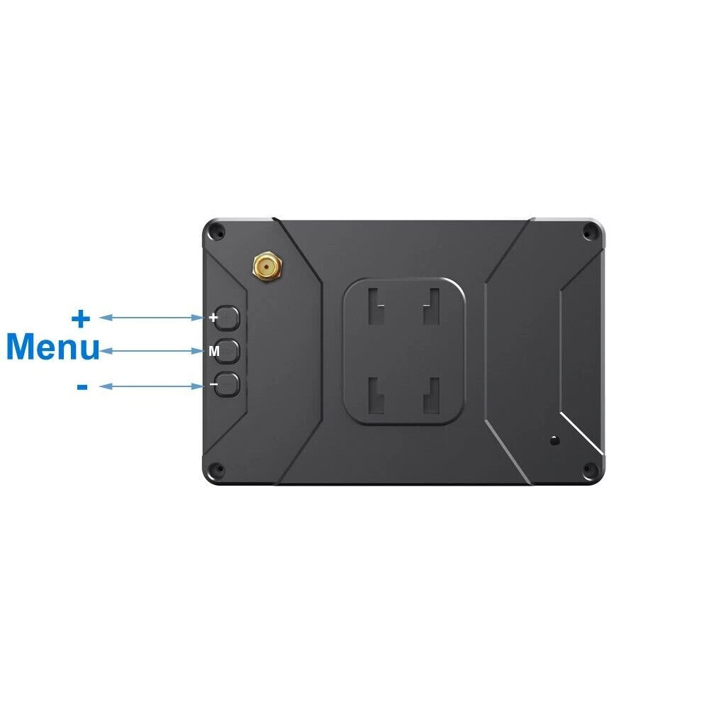 Magnetic Solar Wireless 1080P Backup Camera 5'' DVR Monitor For RV Trailer SUV