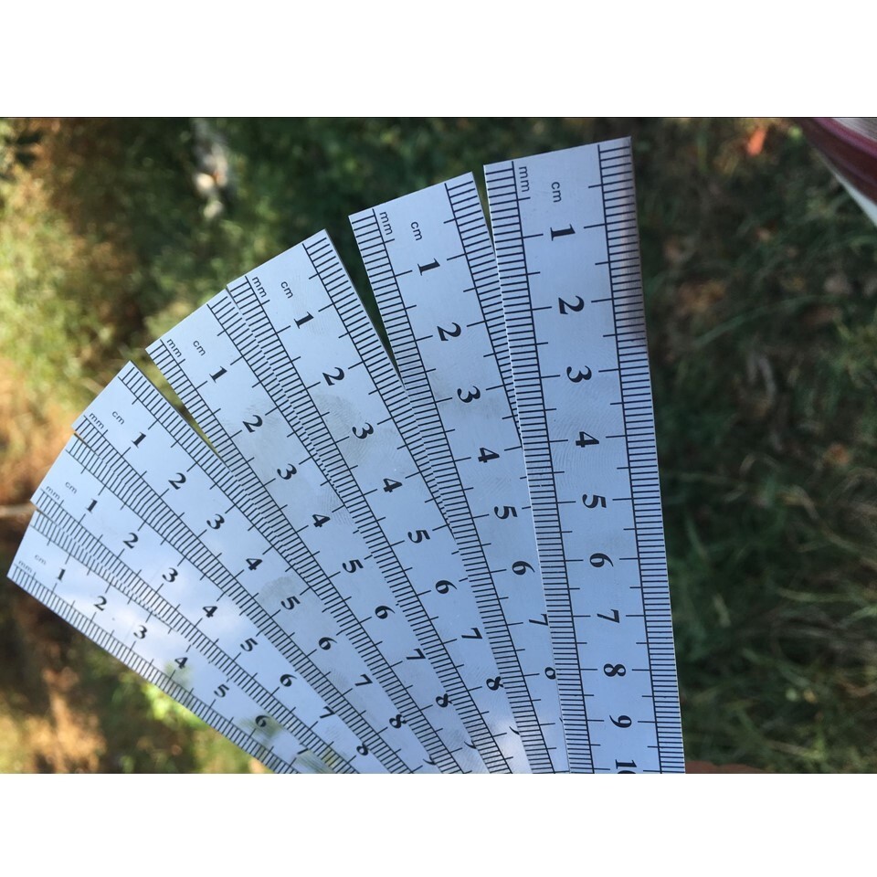15cm/150mm/6" inch Stainless Steel Double Sided Ruler Metal Rule Metric Imperial