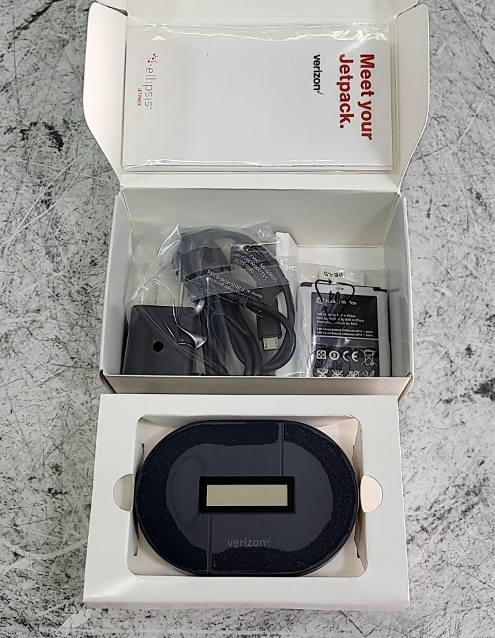 NEW OPEN BOX VERIZON Ellipsis Jetpack MHS900L Wireless Mobile Hotspot SEE NOTES