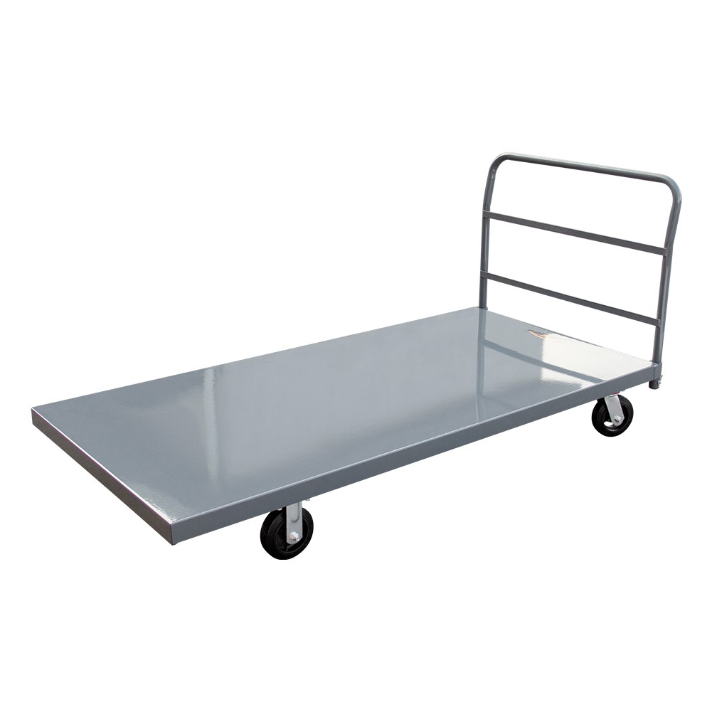 Heavy Duty Industrial Push Cart Steel Platform Truck 72" Lx 36" 2000lb Capacity