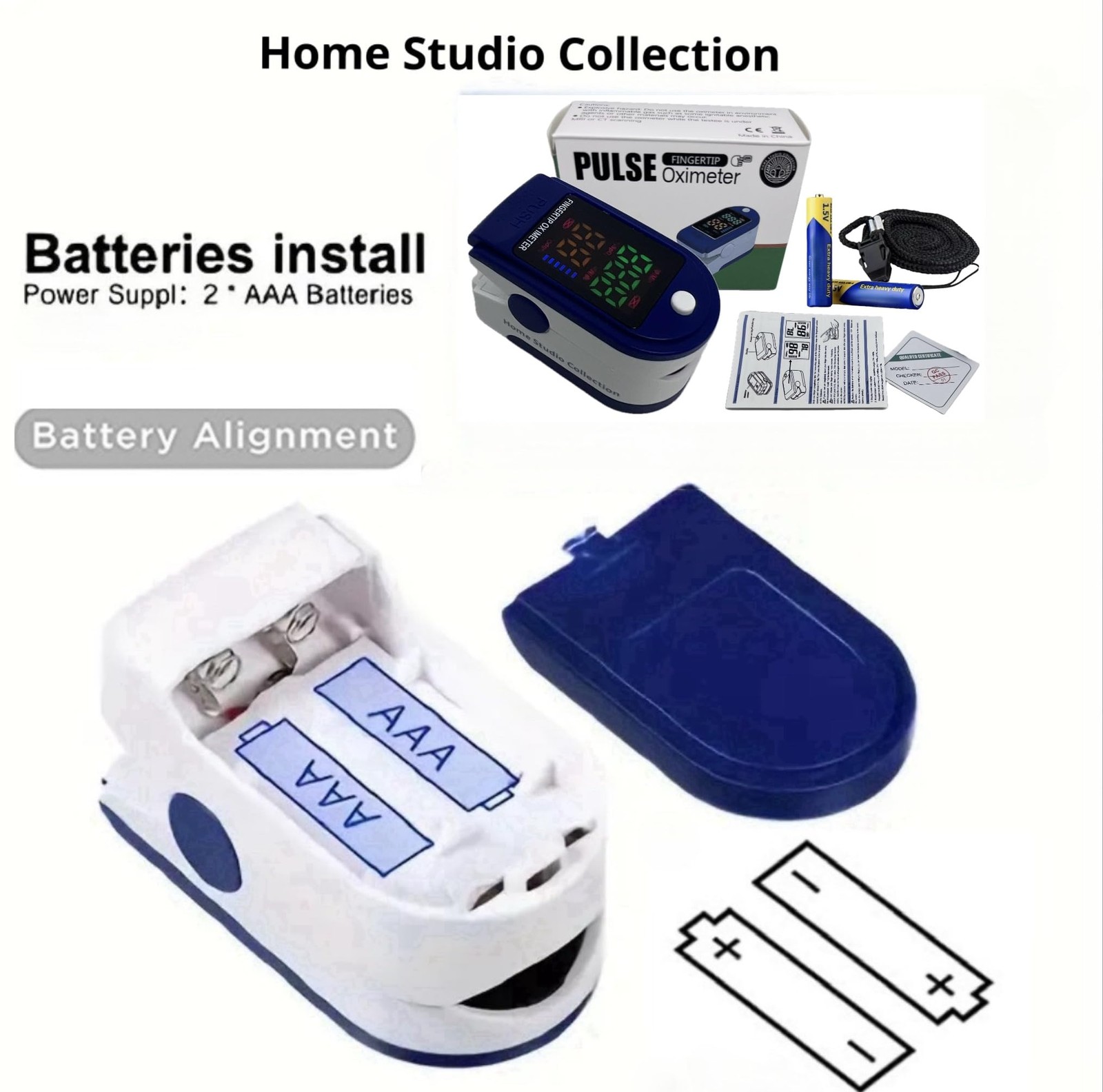 Finger Tip Pulse Oximeter LEDVblood Glucose Meter For Hospital Household Freship