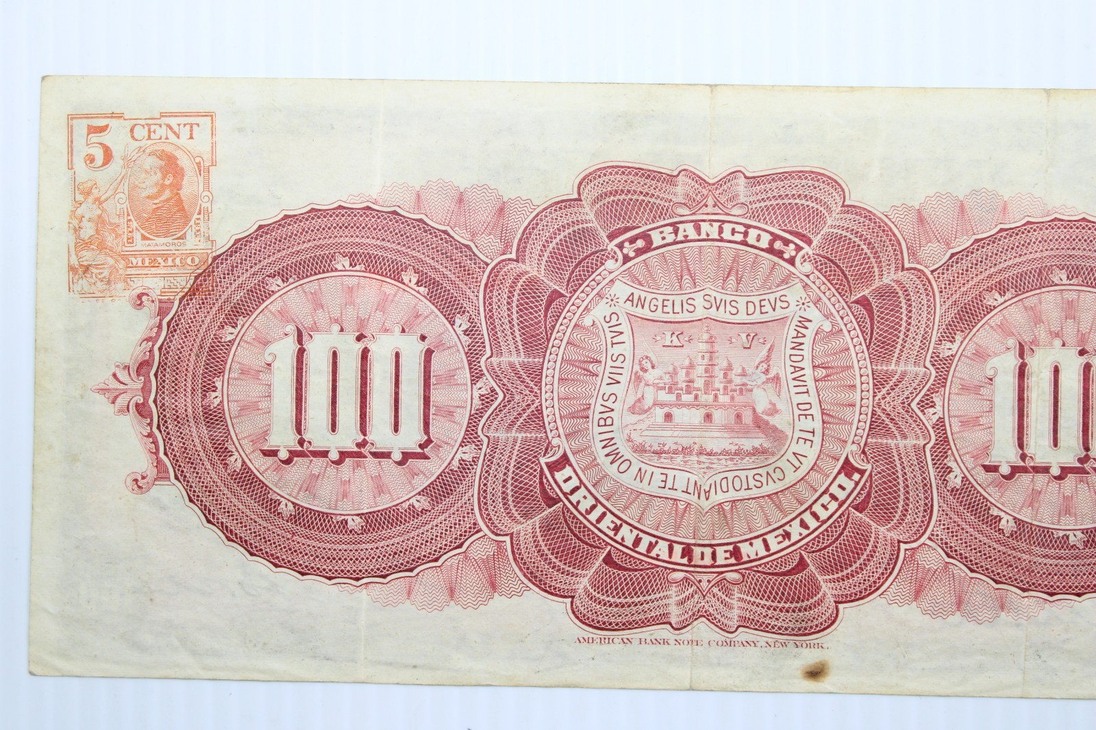 Banco Oriental de Mexico 1914 100 Pesos P S385c #0432