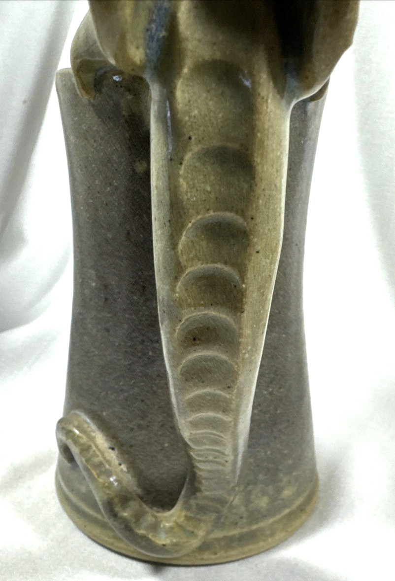 VTG HOGENSON 1996 DRAGON HANDLE MUG RENAISSANCE FESTIVAL HANDCRAFTED POTTERY