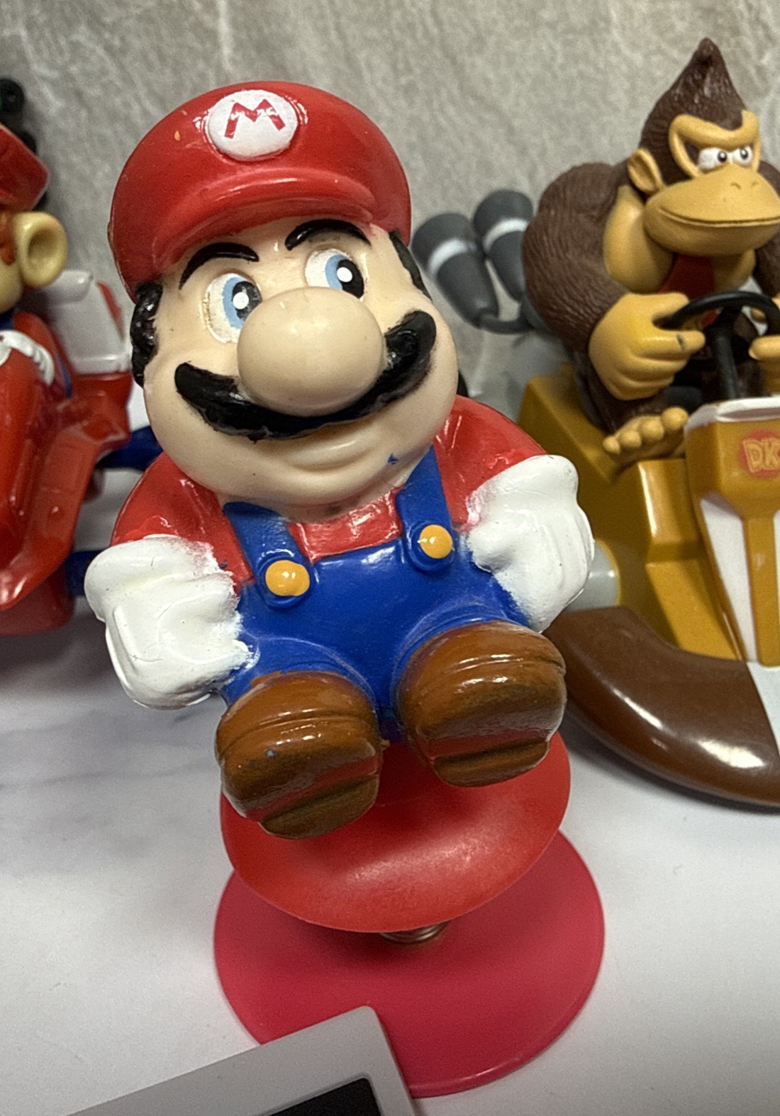 Lot Of 6 - Vintage Super Mario Bros. Mariokart Toys Licensed And Unlicensed