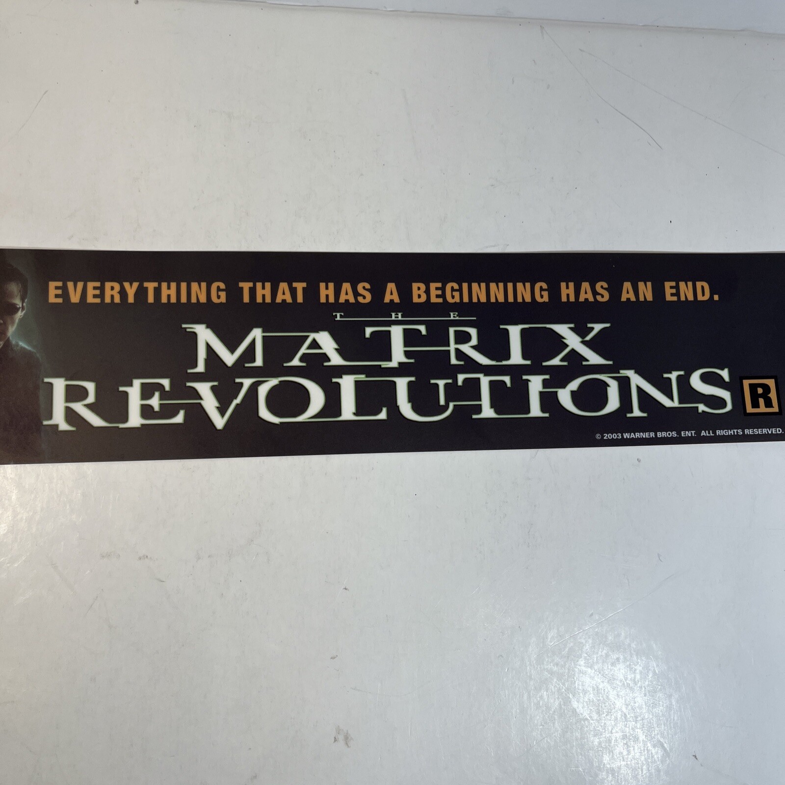 The Matrix Revolutions Movie Theater Mylar Banner 11.5 x 2.25 Inches 2003