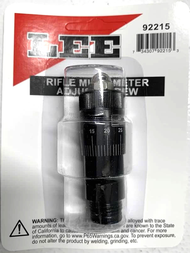 Lee 92215 Rifle Micrometer Adjust Screw