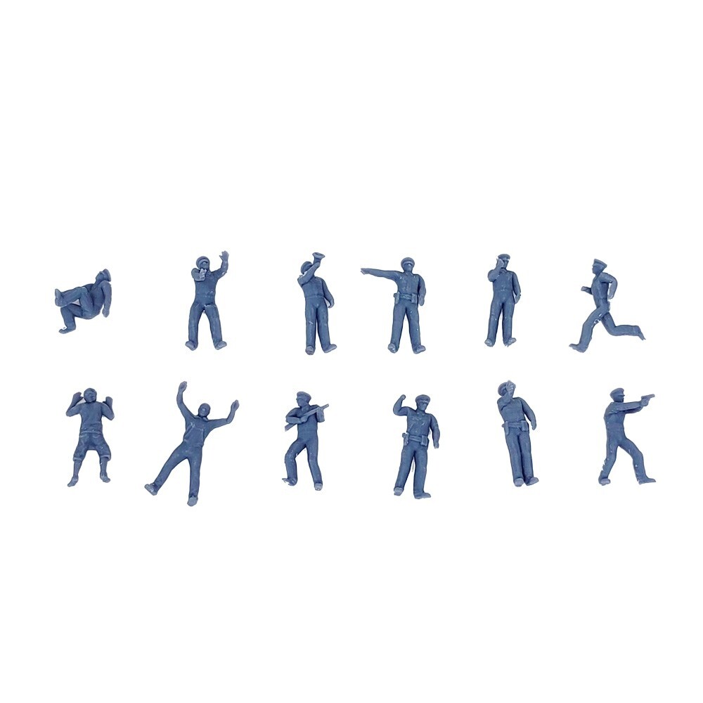 Outland Models Scenery Police Officer Figure Set 1:87 HO Scale