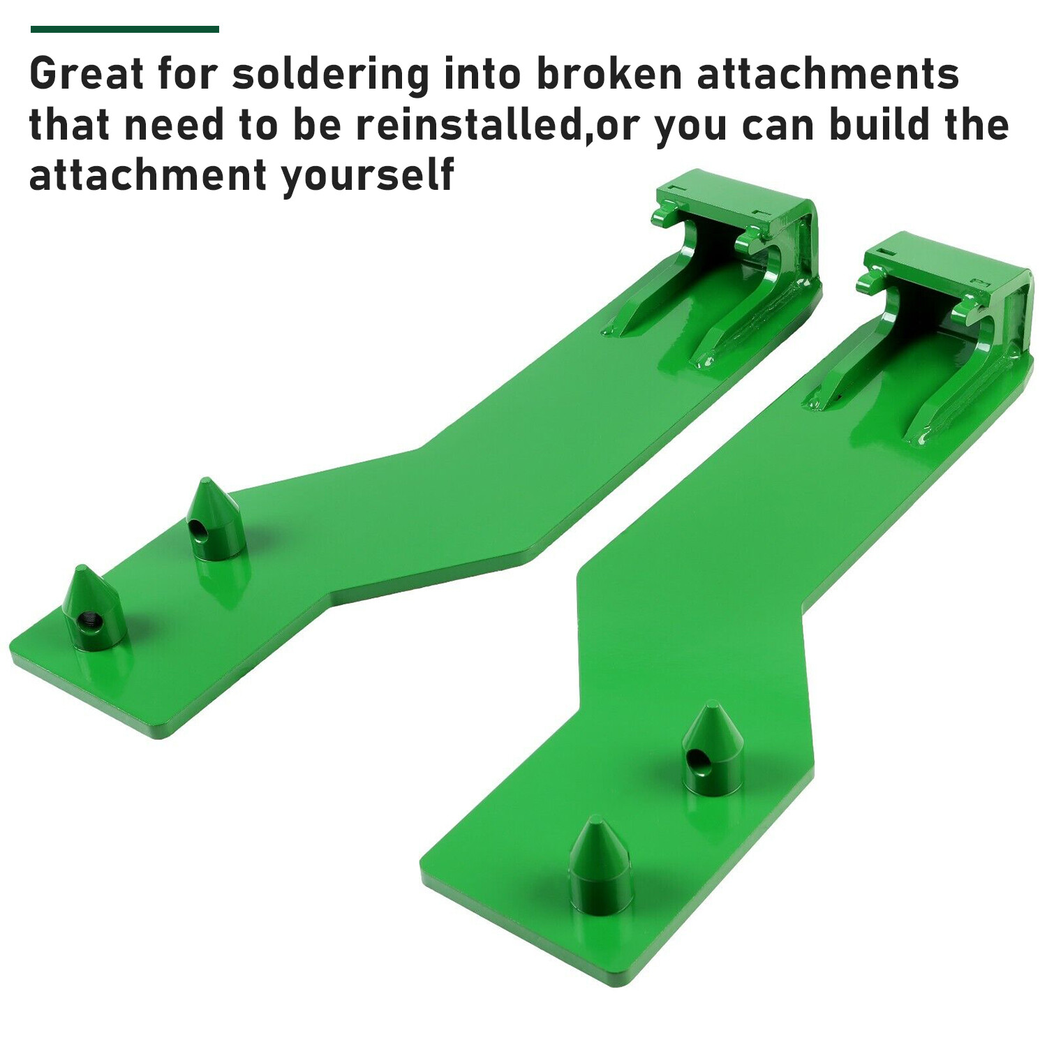 For John Deere Tractor Loader Quick Tach Weld On Mounting Brackets