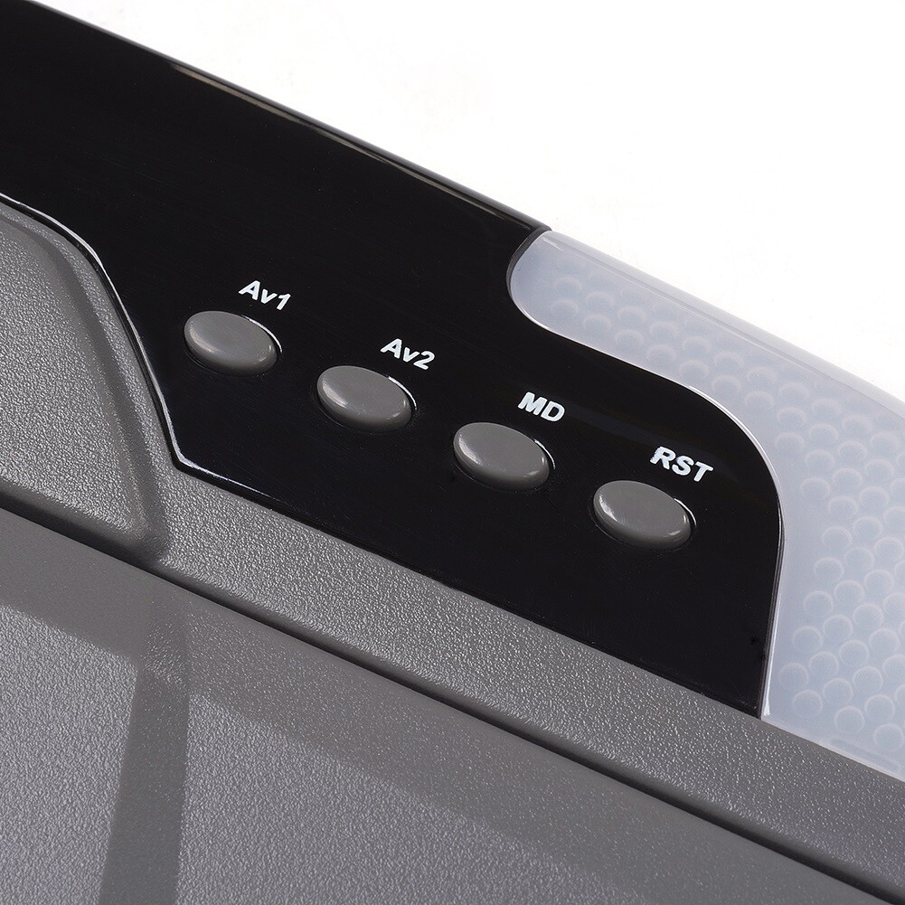 13'' Car Trunk Screen Flip Down Roof Mount Monitor Overhead TFT LCD Screen Gray