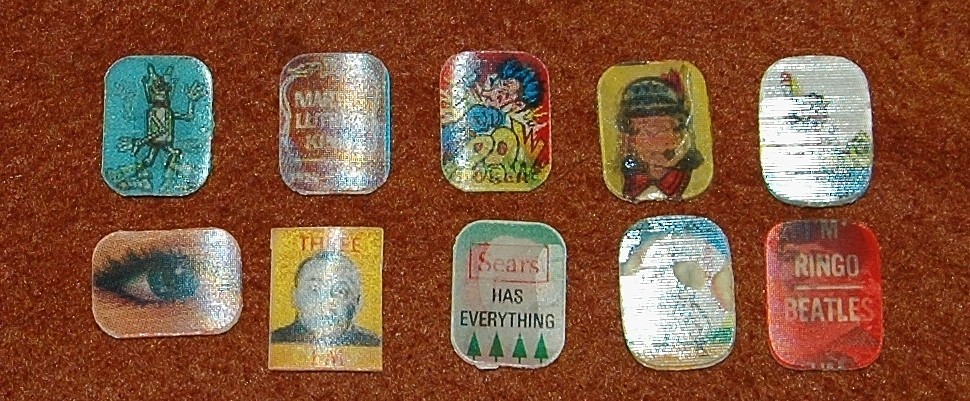 10 Vari Vue Flicker - Flasher Ring INSERTS 5 marked