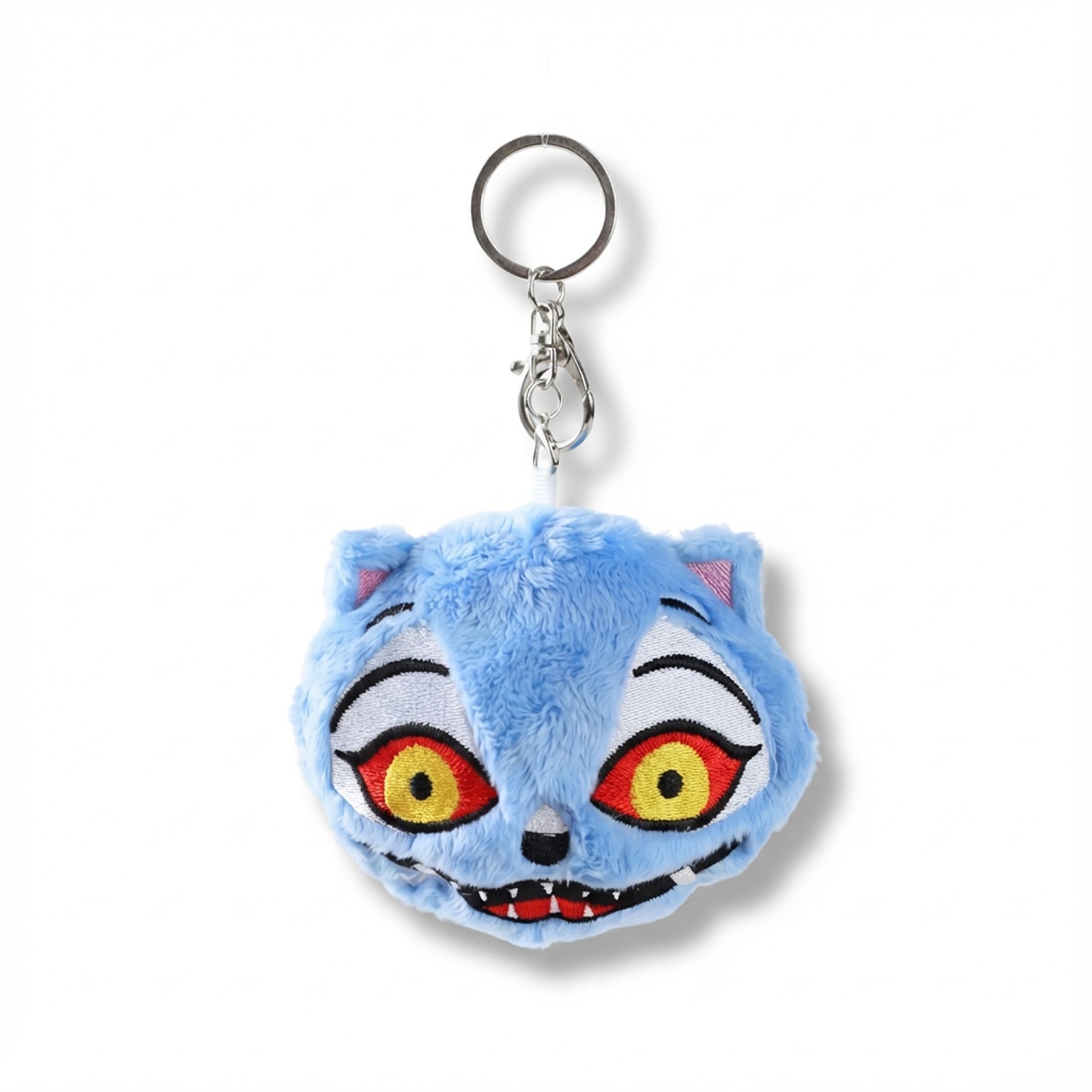 Derpy Blue Tiger Minhwa Plush 4.5-Inches Keychain
