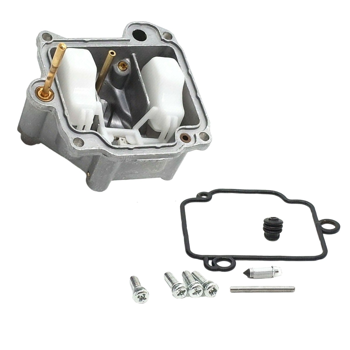 For Yamaha Warrior 350 YFM350X 1988-2004 Carburetor Float Pin Valve Bowl Set