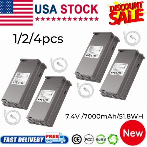 4-pack FOR TACTACAM Reveal Lipo Lithium Battery Pack for Reveal X Gen 3.0, 2.0