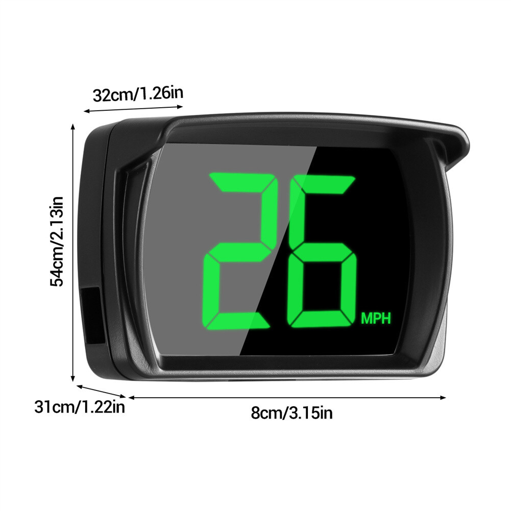 Digital GPS Speedometer HUD Car Truck Motorcycle Head Up Display Odometer MPH