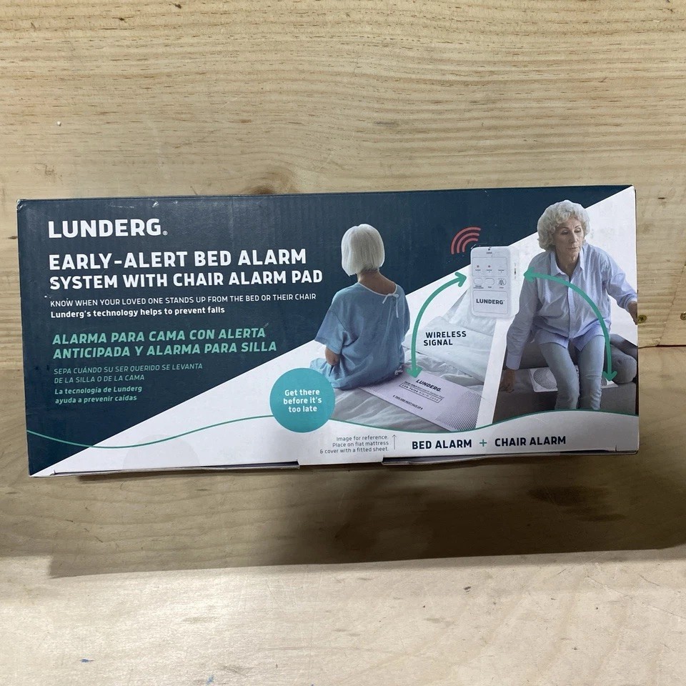 Lunderg Early-Alert Bed Alarm System W/ Chair Alarm Pad