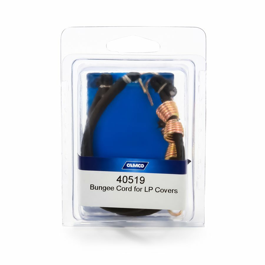 Camco 40519 Bungee Cord For LP Covers Black Motorhome Trailer Camper RV