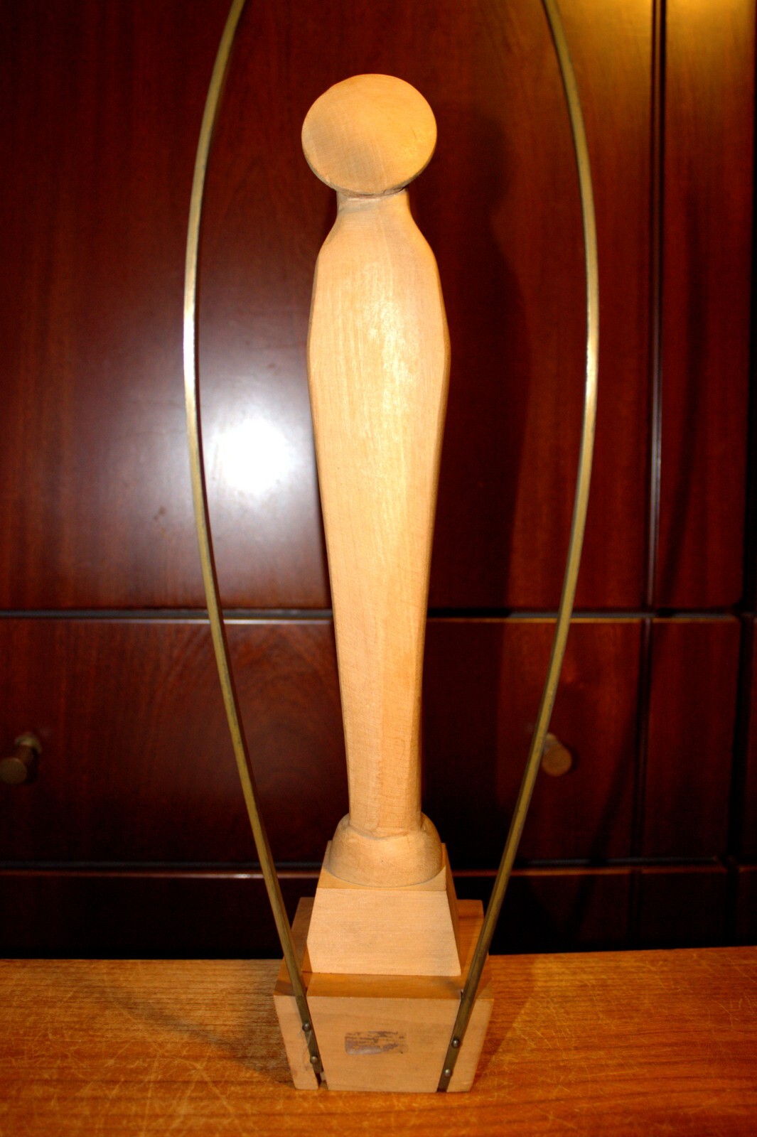 ANTIQUE 12/15" HAND CARVED WOOD CATHOLIC VIRGIN MARY OUR LADY STATUE FIGURE GIFT