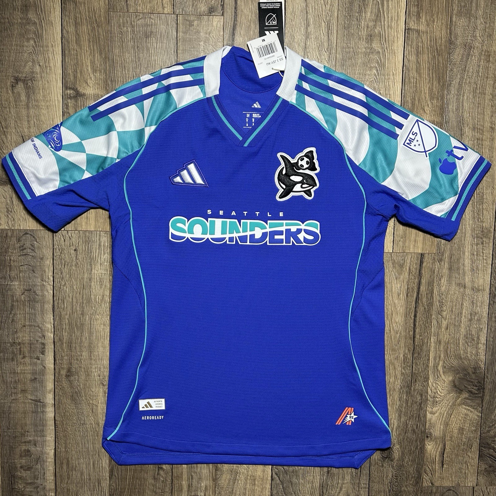 NWT Adidas Seattle Sounders 25/26 Authentic Third Soccer Jersey Mens M $150