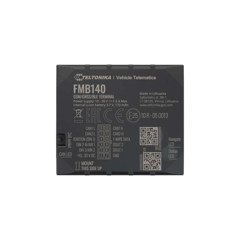 TELTONIKA GPRS/GNSS TRACKER WITH CAN data reading feature (FMB140)