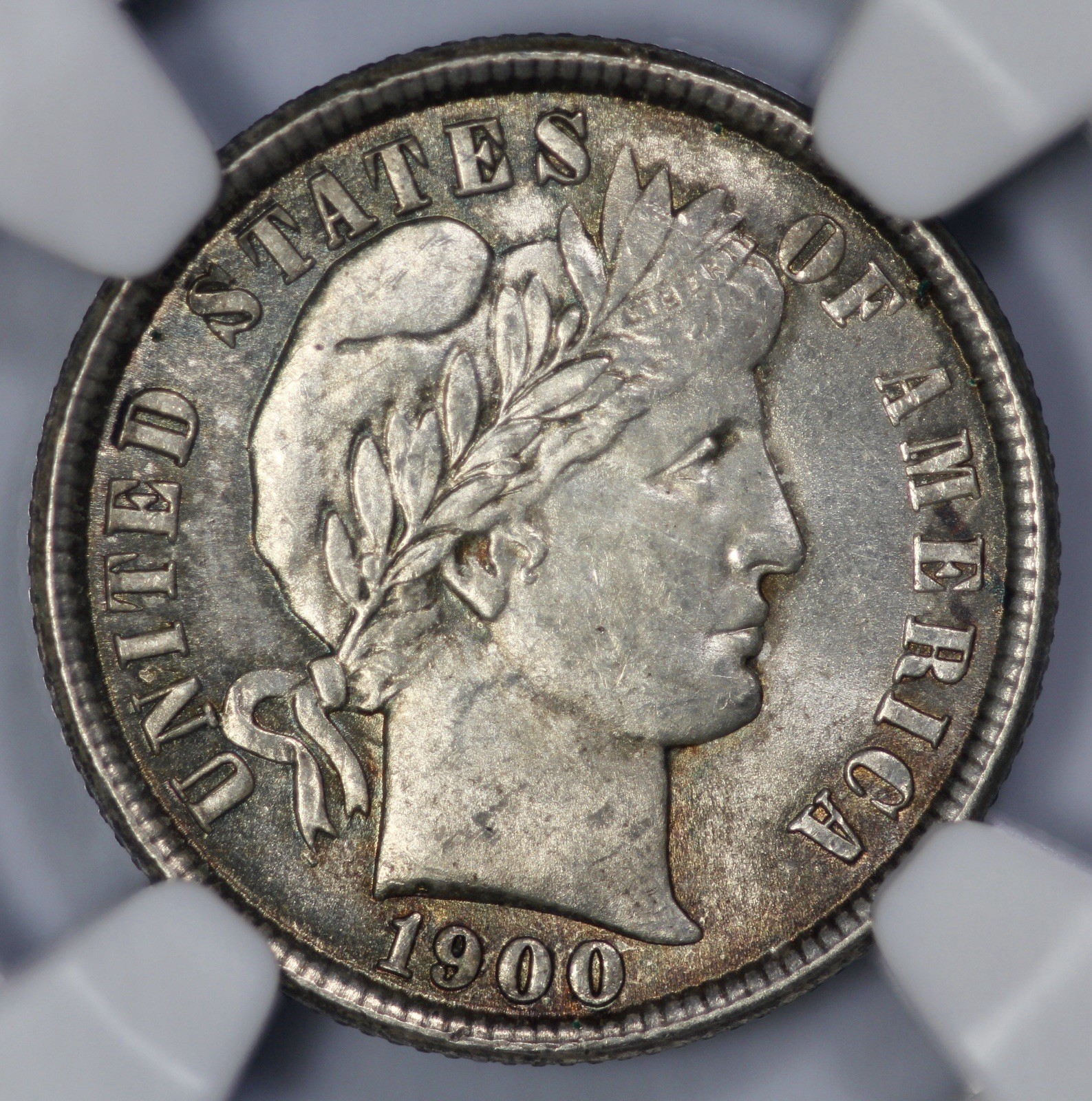 1900 Barber 10c Silver Dime NGC MS 63