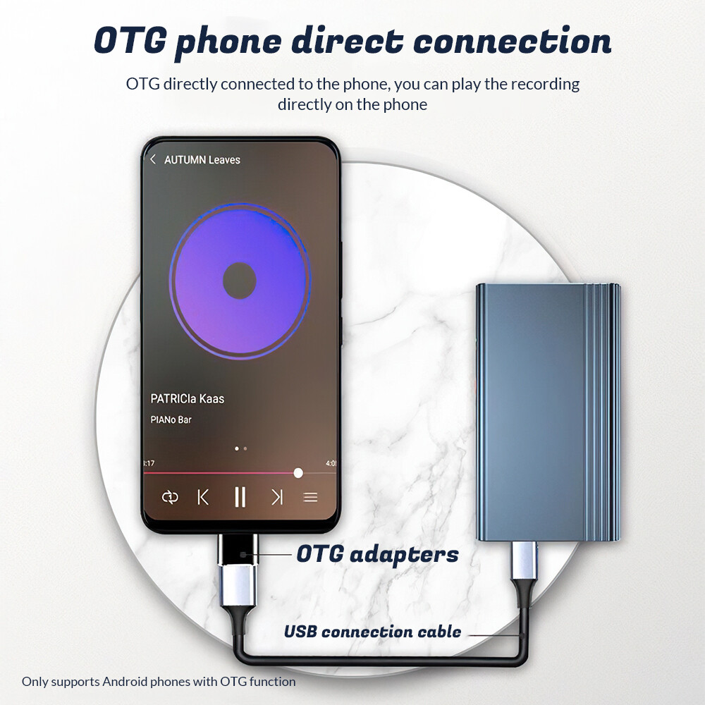 500hr Hidden Voice Activated Recorder Digital Audio Recording Device Dictaphone