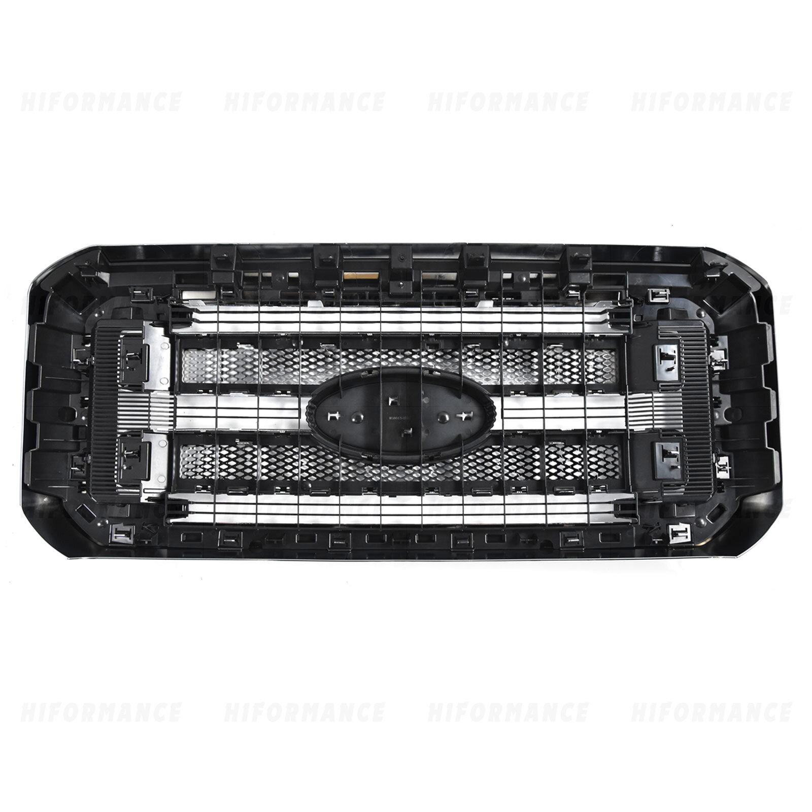 Platinum Front Grille Upper Grill Chrome For 2011-16 Ford F-250 F350 Super Duty