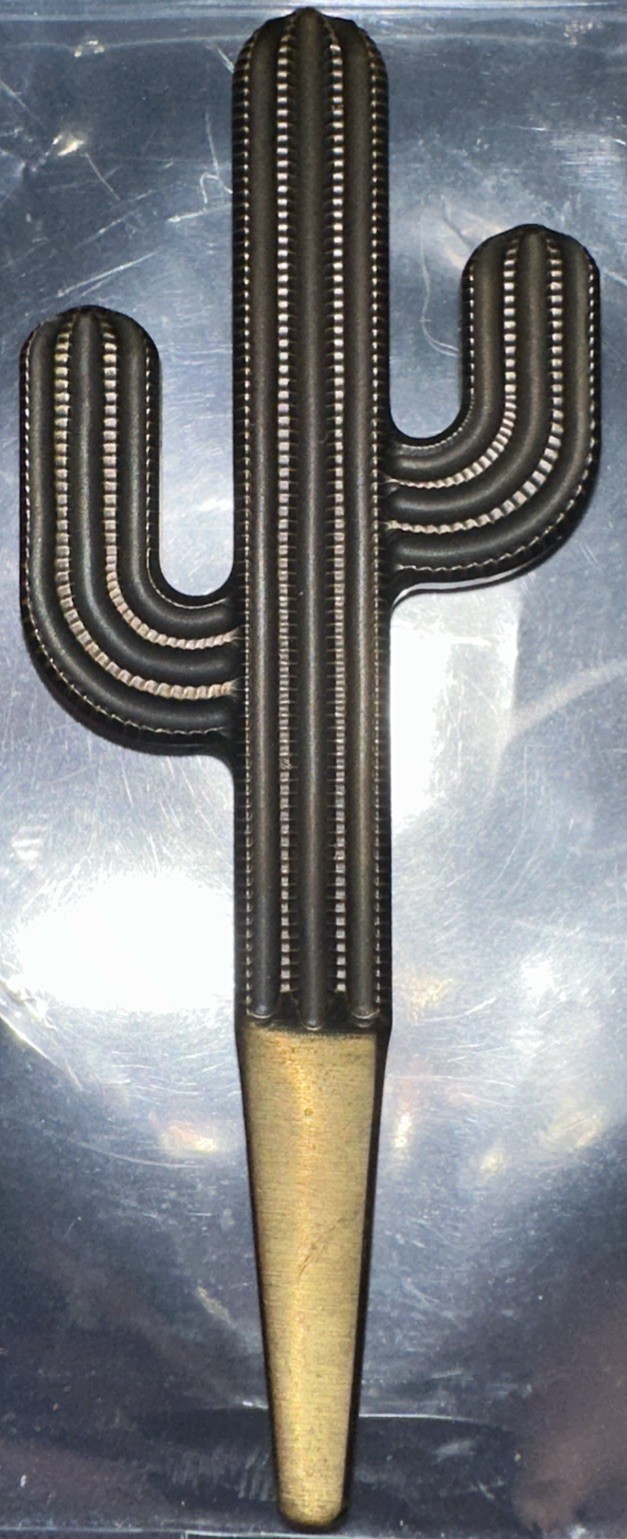 🔥🔥RARE! Tyson Lamb Crafted Bronze Cactus Divot Tool