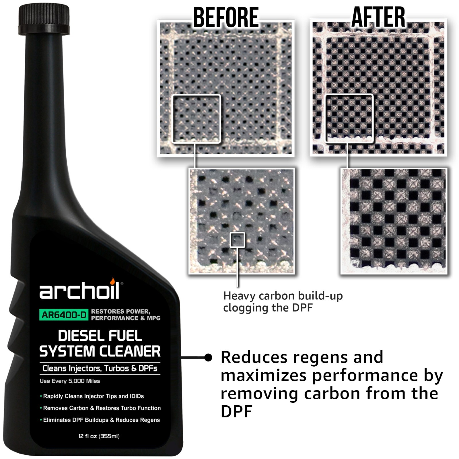 The Archoil Ultimate Diesel Kit - AR9100 + AR6500 (40.6oz) + AR6400-D