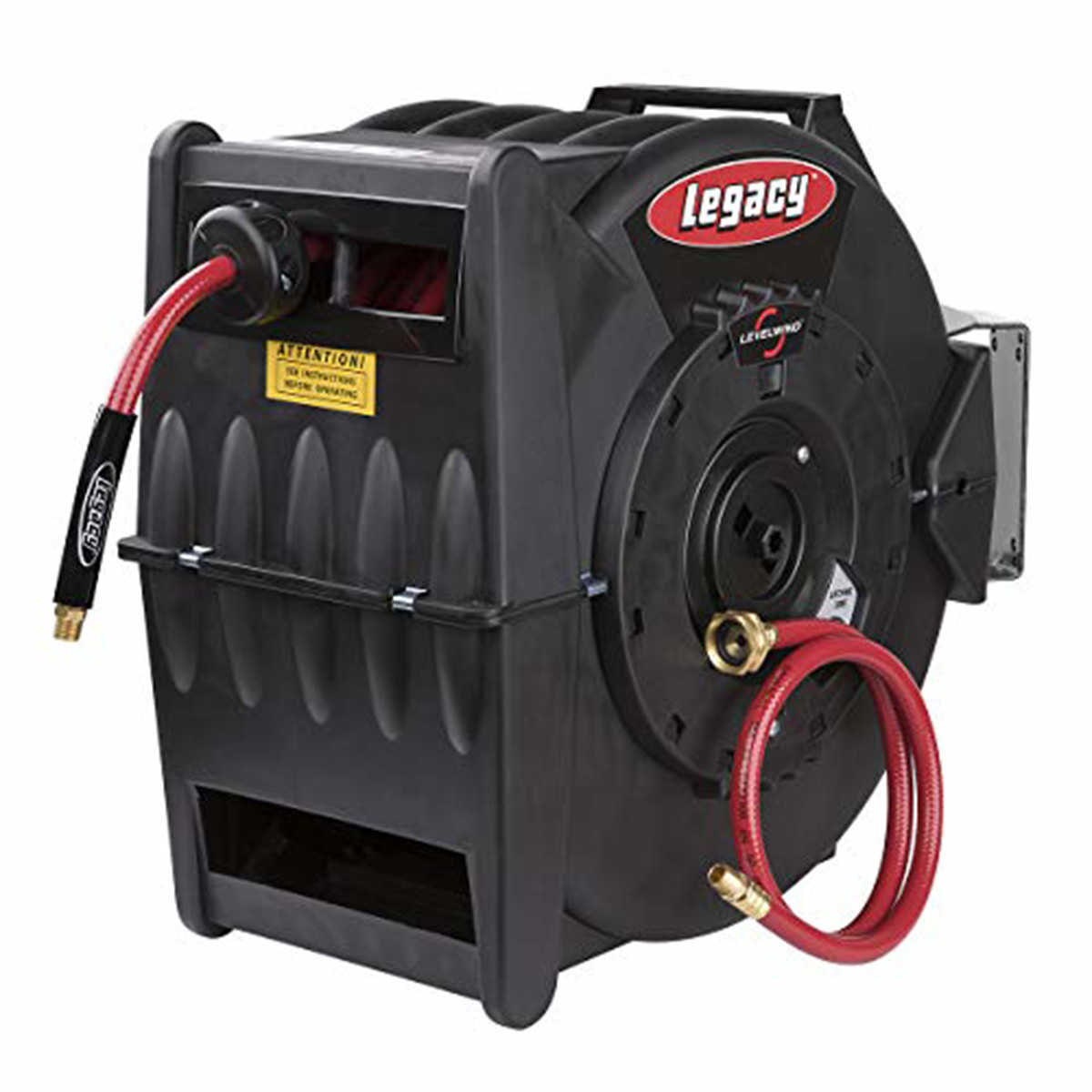 Legacy L8310 Levelwind Retractable Air Hose Reel, 3/8" x 100'