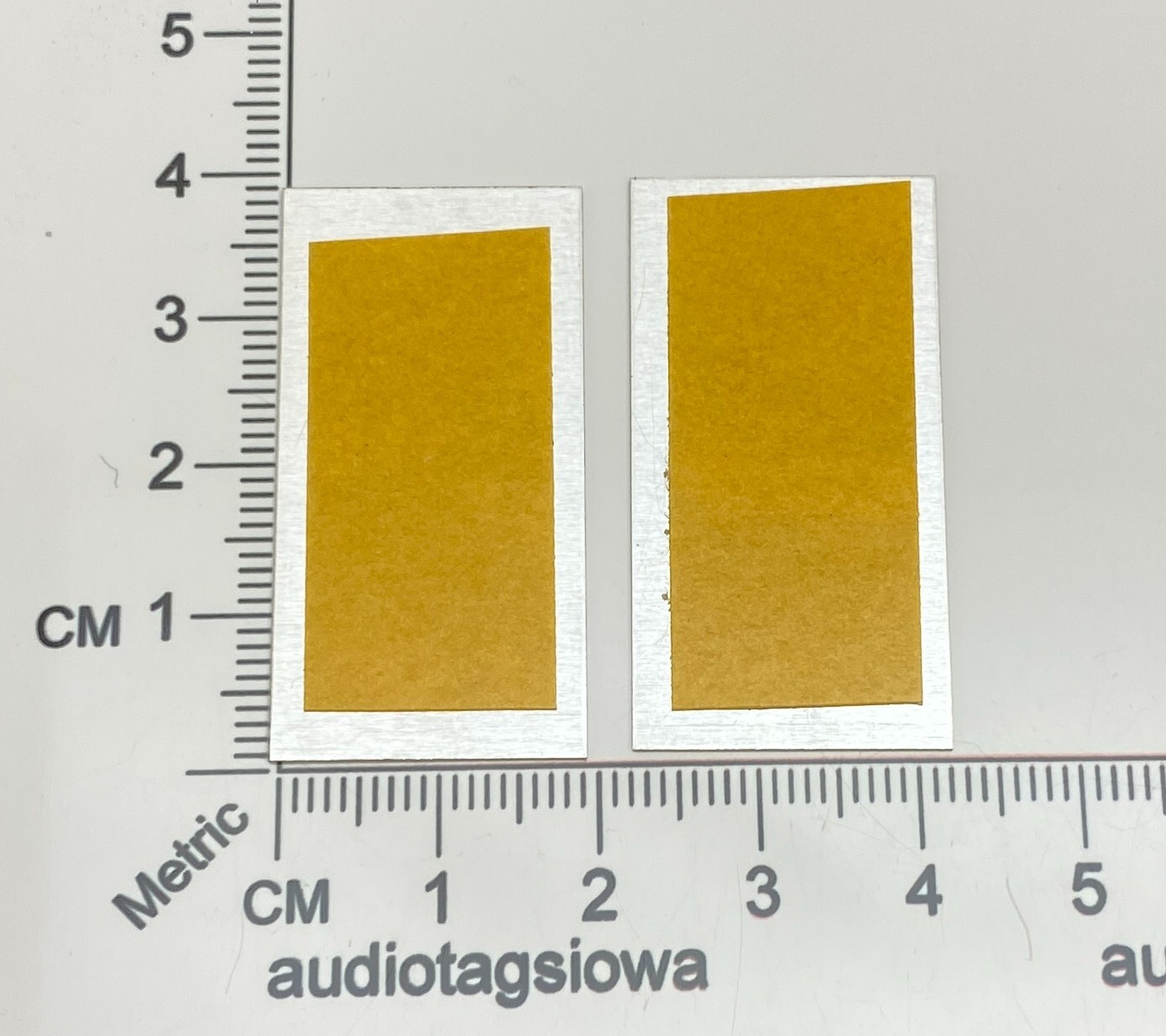 Jensen Gold Speaker Badge Logo Grill Custom Aluminum Pair Early Vintage Style