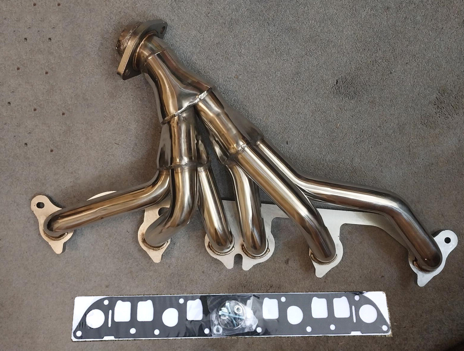 Fit 1991-1999 Jeep Wrangler Cherokee 4.0L Polished Stainless Header TJ YJ XJ ZJ