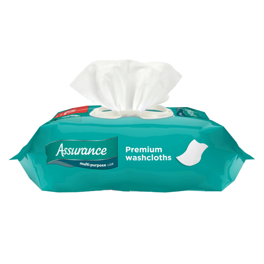Assurance Premium XL Disposable Washcloths Adult Incontinence Wipes, 192 Count