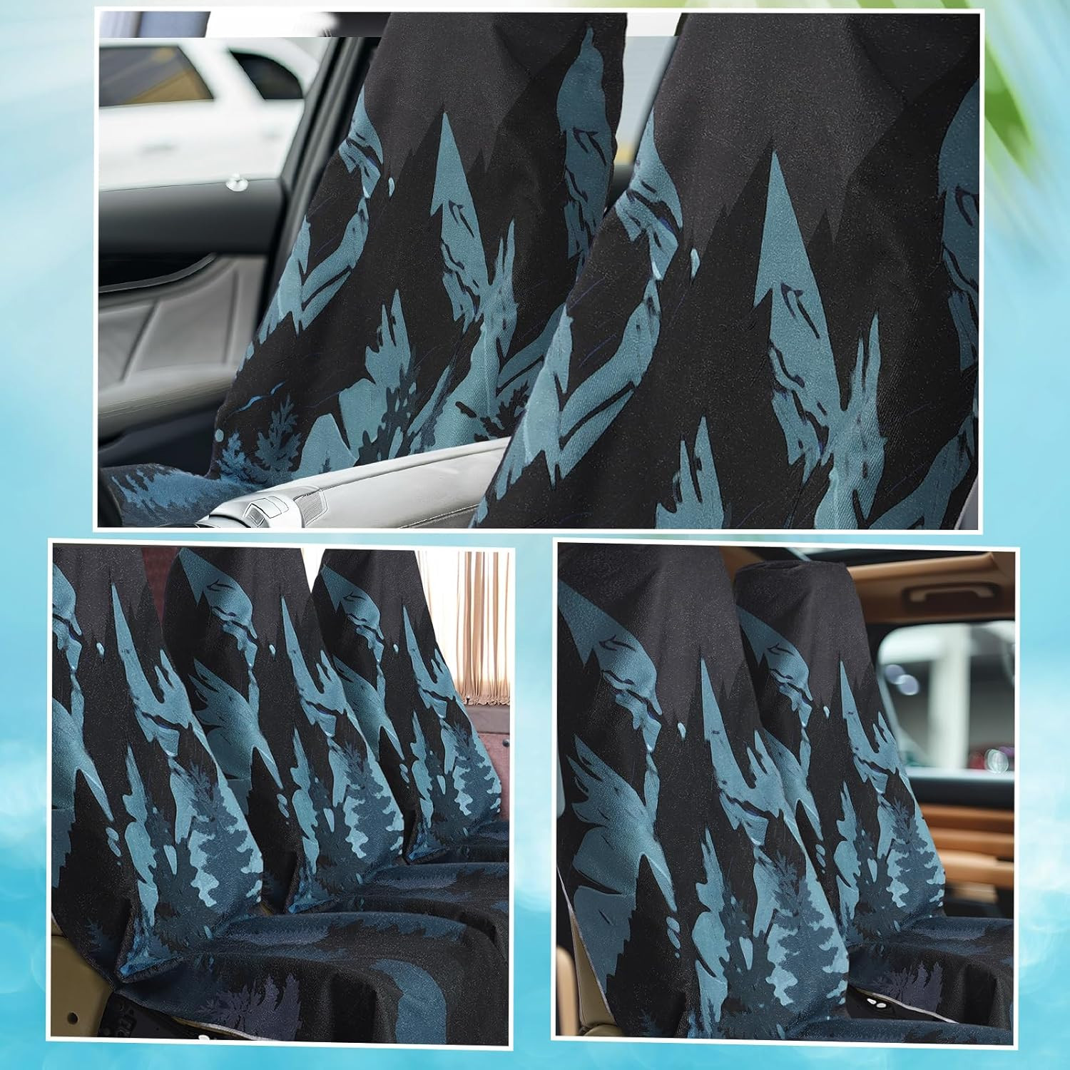 1 Pack Car Seat Towel Covers Athletic Running Towel Performance Microfiber Post