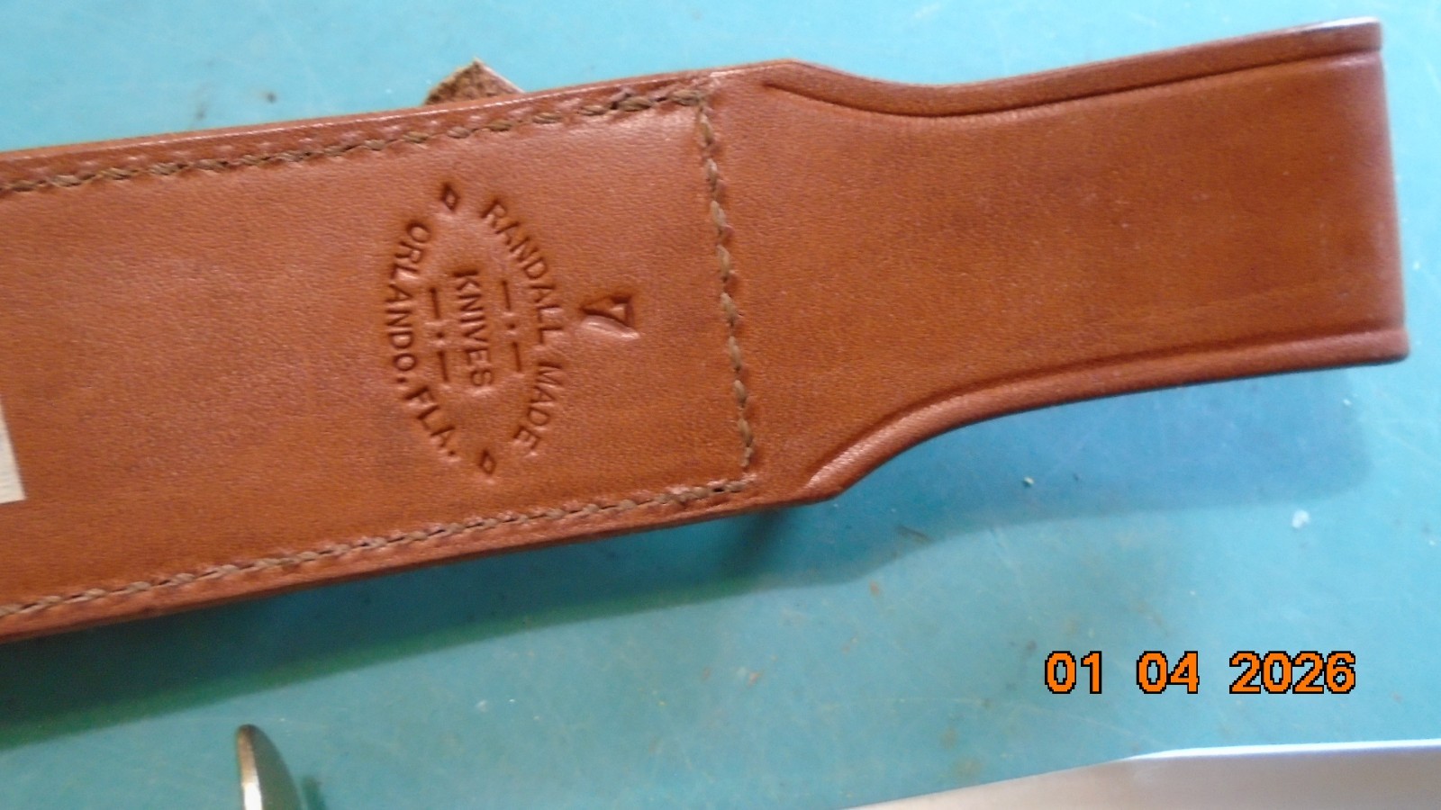 Vintage RANDALL #`1 -7" Stag Handle Fighting Bowie Knife / Sheath NEW UNUSED !!!