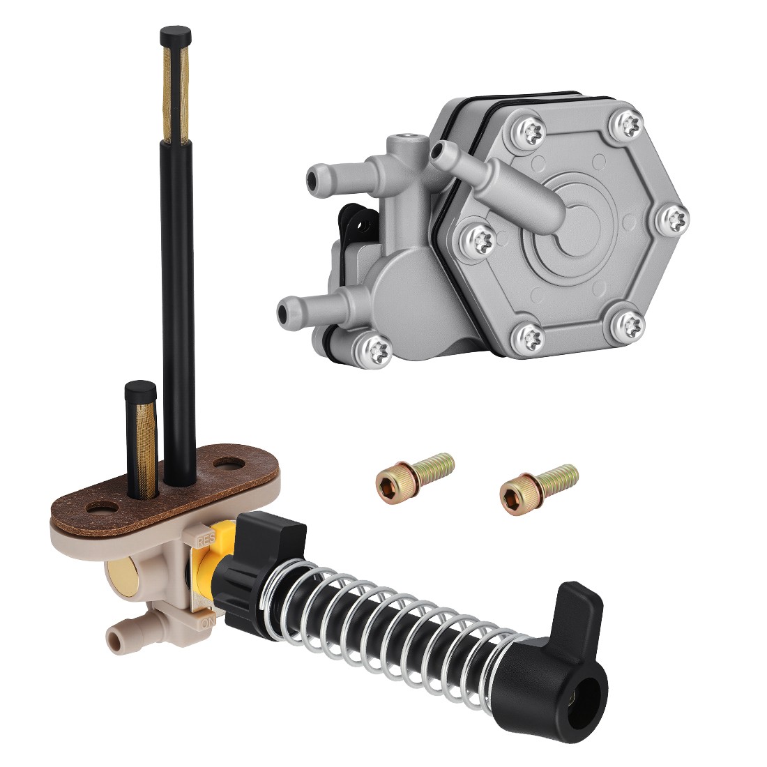 Fuel Pump & Fuel Valve Petcock For Polaris Magnum 425 95-98 Scrambler 500 97-01