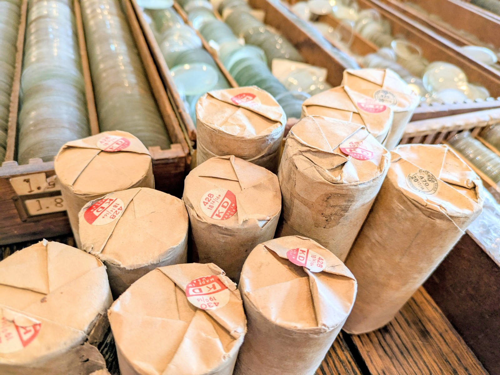 Pocket Watch Crystals, Multiple Sizes, Thousands Available, 3 Lenses / Set, NOS