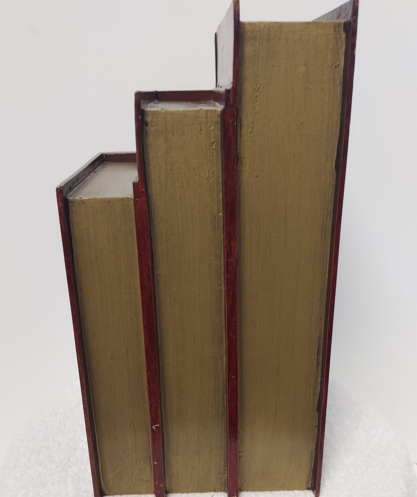 Vtg Faux Book Hidden CD Storage Secret Compartment Box Decorative Home Decor