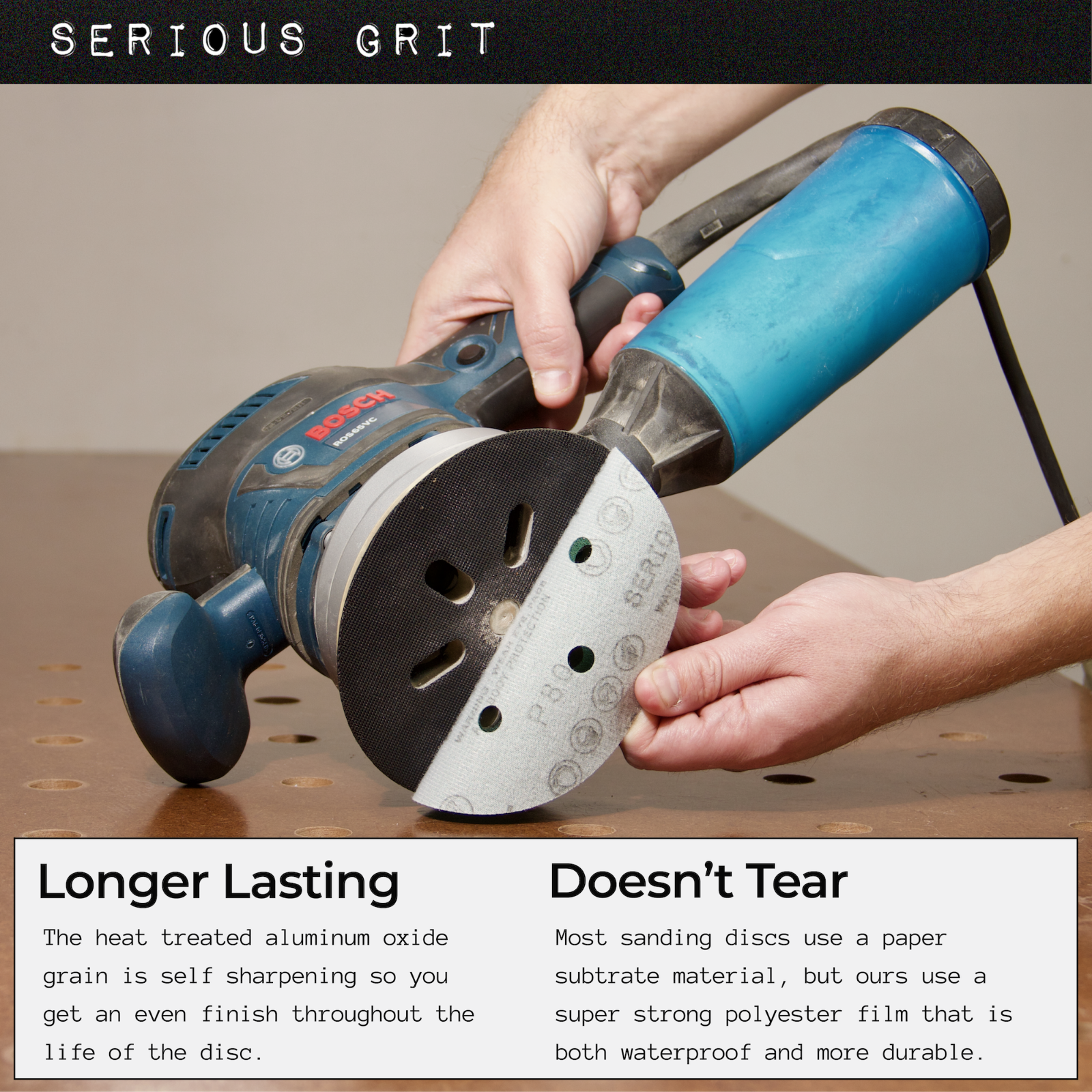 6 Inch Sanding Discs 6 Hole 40-800 Grit Hook & Loop Sandpaper for Orbital Sander