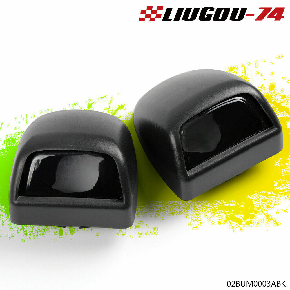 License Plate Light Lamp Pair Set Of 2 Lh & Rh Textured Fit For Chevy GMC USA